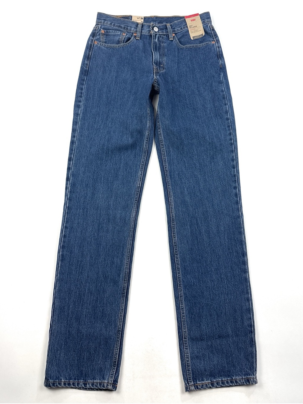 Levis 550 Tapered Leg Relaxed Fit Mens 31x36 Jeans Dark Blue Casual 005504886
